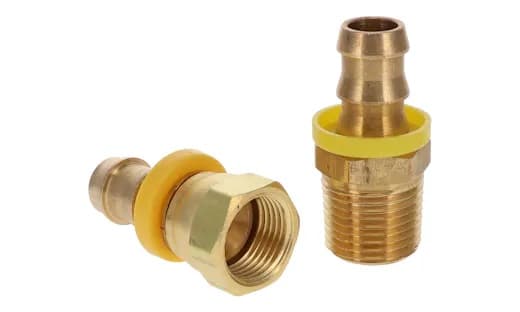 Brass Push Lock Barbs